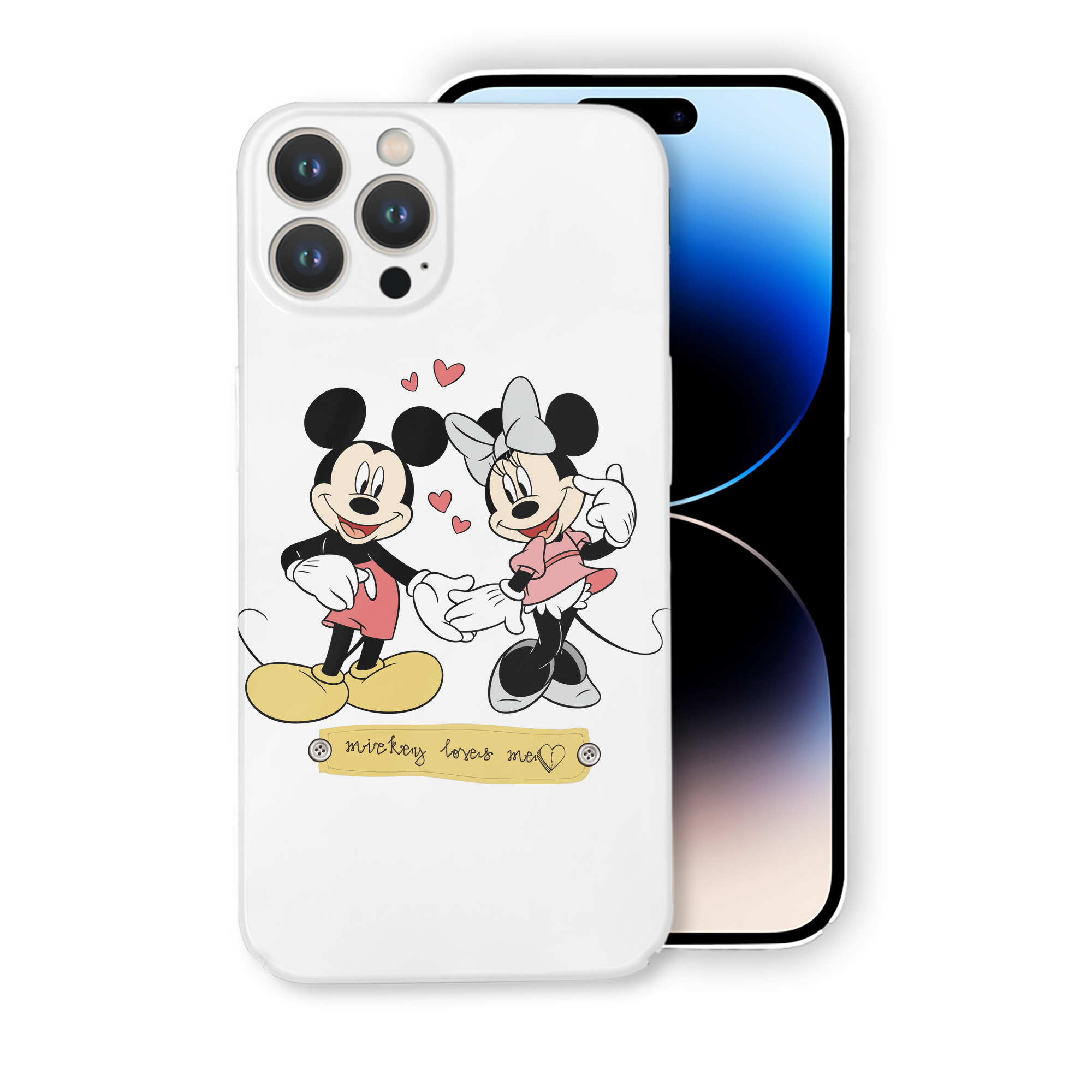 （画像用） ミッキーマウス Mickey Mouse 【iPhone 14シリーズ対応】ハードケース